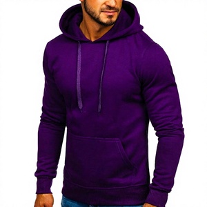Sudadera con capucha para hombre Long Mission Industry, de tejido de punto, 100% algodón, transpirable, con forro, logotipo frontal, informal, para invierno. - Product Image 3