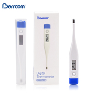 Termometer Digital Tahan Air untuk Demam, Termometer Kontak Bayi dengan Memori