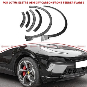 ชุดขยายซุ้มล้อคาร์บอนไฟเบอร์แบบแห้งสำหรับ Lotus Eletre  แบบ OEM  ลายทวิล 3K  คาร์บอนวีลอายบราว - Product Image 4