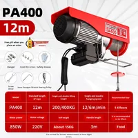 Mini palan électrique, petite grue, 220V 110V 0.6KW, modèle 001, grue à câble domestique, levage flexible, micro-palan électrique, gréement