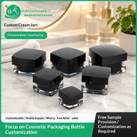 Ensemble de flacons cosmétiques carrés, flacon de crème pour les yeux, crème pour le visage, essence, sous-emballage, flacon de crème en acrylique, modèle B3 original