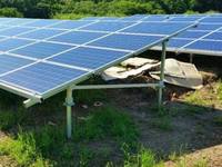 Estructura de Montaje Solar Fotovoltaico de Acero Galvanizado en Caliente para Naves Ganaderas Agrícolas, para Sistemas de Energía en Granjas