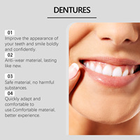 ORALHOE Kit de Prothèses Dentaires en Silicone Personnalisé : Sublimez votre Sourire avec Style et Confort, Matériau Agréable, Logo/Design Graphique sur Mesure
