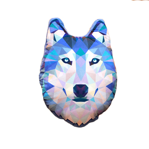 Realistico Oem peluche adorabile e gigante di lino gonfiabile divertente grigio personalizzato nero peluche in piedi Arctic Amigurumi Wolf - Product Image 6