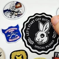 Badges Personnalisés Reuners, Tissés et Brodés, Écussons Souples 3D Thermocollants pour Vêtements, Chaussures et Sacs, en Polyester, sur Mesure OEM