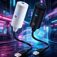 Projecteur d'étoiles portable Yinzma DY270, lumière de nuit, source de lumière LED 300 lumens, résolution HD, alimenté par USB, projecteur pour la maison et la chambre à coucher