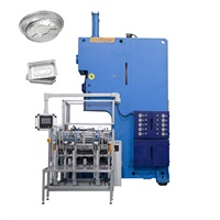 Machine de fabrication de poinçons en papier d'aluminium haut de gamme personnalisés en usine de boîtes à emporter en papier d'aluminium jetables en feuille d'étain