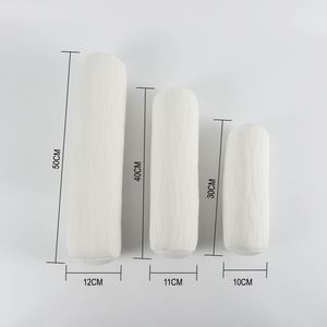 Cylinder Bolster <strong>Pillow</strong> Round Neck <strong>Pillow</strong> Cervical Neck Roll <strong>Memory</strong> <strong>Foam</strong> <strong>Chips</strong> <strong>Pillow</strong> Ideal for Spinal and Neck Support Sleeping