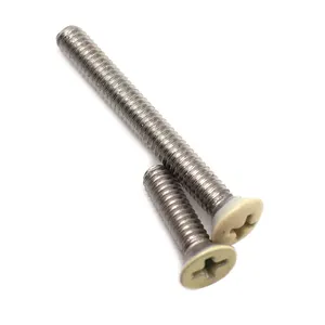 High Precision Flat Head CNC Milling Screw Custom Fastener Part stainless steel screw fabrication zinc-plated screw