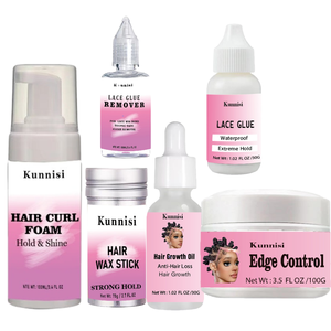 Oem/ODM nhãn hiệu riêng ren keo không thấm nước mạnh mẽ giữ nhãn hiệu riêng keo ren dính Bộ dụng cụ cài đặt tóc giả - Product Image 3