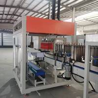 Máquina Empacadora de Cajas de Carga Superior Totalmente Automática con PLC, Bomba Hidráulica, Cinta Transportadora, Personalizable para Botellas de Plástico, Cartones, Bolsas y Productos Químicos
