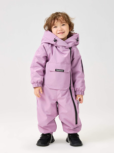 Tuta da <span class=keywords><strong>Sci</strong></span> Invernale per Neonati con Cappuccio, Imbottita in Pile Termico, Tutina Intera e Salopette, Abbigliamento Invernale per <span class=keywords><strong>Sci</strong></span> - Product Image 4