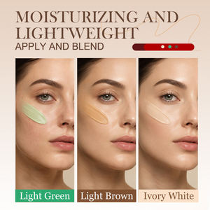 Vente en gros/OBM/Greenlem Correcteur liquide longue tenue à couvrance totale, crème hydratante teintée illuminatrice pour peaux sèches - Product Image 6