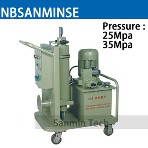 Chariot de remplissage d'azote Sanmin Tech CDZ D1, unité de pression manuelle pour utilisation en centrale électrique - Product Image 3