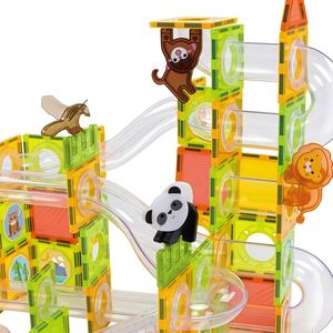 EPT 127 pièces, blocs de construction magnétiques créatifs, tubes, blocs de construction magnétiques, jeu de construction de circuit de billes magnétique, jouet de connexion pour enfants - Product Image 2