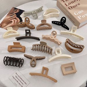 Huixin Hoàn Chỉnh Nhất Đa Phong Cách Frosted Matte Nhựa Móng Vuốt Tóc Hàn Quốc Phụ Nữ Mới Tóc Tóc Claw <span class=keywords><strong>Clip</strong></span> - Product Image 4
