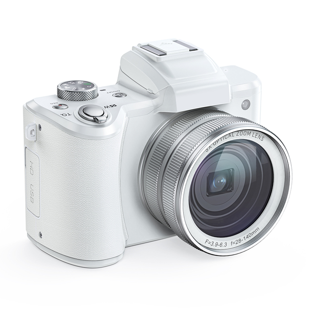 Sonida Professional Compact DSLR Optical Zoom Digital Camera Mini Mirrorless 5X Optical Zoom 64MP 5K Video Resolution CMOS