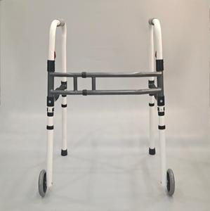 <span class=keywords><strong>Déambulateur</strong></span> léger pliable en aluminium avec 2 roues - Hauteur réglable - Mécanisme de pliage simple - Product Image 5