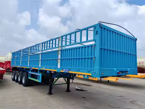 รถพ่วงกึ่งพ่วงแบบมีรั้วสูง 3-4 เพลา สำหรับบรรทุกปศุสัตว์ บรรทุกได้ 50 ตัน กำลังลดราคา - Product Image 6