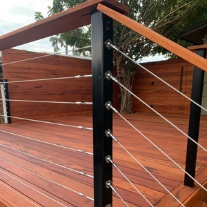 Thép Không Gỉ Tiết Kiệm Không Gian Ban Công Sàn Cầu Thang Lan Can Bài Viết & Căng Thẳng Dây Lan Can Hệ Thống Với Chống Gỉ An Ninh - Product Image 6