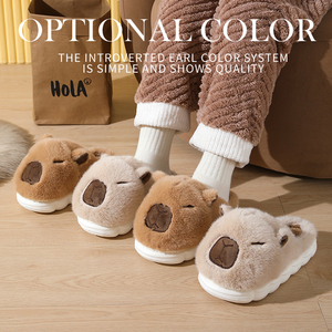 Nuevo Producto: Pantuflas Cálidas de Invierno para el Hogar, con Punta Cerrada, de Felpa Suave y Antideslizantes, de Fabricantes de Pantuflas, con Precio de Fábrica - Product Image 2