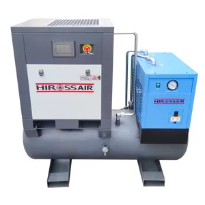 Hiross 2023 Hot Selling screw air compressor with dryer