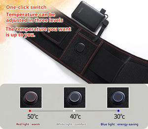 Cinturón calefactor de grafeno recargable, chaqueta calefactable de invierno para niños, período fisiológico, alivio de calambres menstruales lavable - Product Image 3