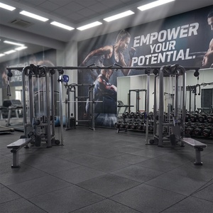 <span class=keywords><strong>Machine</strong></span> de <span class=keywords><strong>musculation</strong></span> à 5 stations, équipement de <span class=keywords><strong>musculation</strong></span> 8 postes, multi-gym commercial à câbles pour usage en salle de sport - Product Image 5