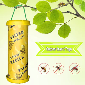 Trampa para Avispas para Exteriores, No Tóxica, Reutilizable, Atrapa Abejas con Diseño Impermeable para Colgar, Suministros de Jardín, Control de Insectos y Plagas - Product Image 1