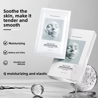 Masque en tissu hydratant au collagène anti-âge et éclaircissant pour femmes - Masque facial OEM en marque blanche