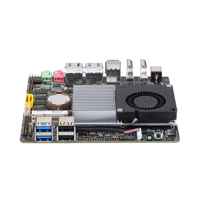 Qotom Embedded Industrial PC Mainboard 4th 5th Gen Intel Celeron 2955U Core I3 I5 I7 CPU 4*COM X86 Mini Motherboard