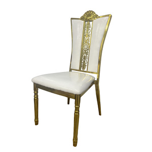 Chaise de banquet de luxe moderne en acier inoxydable pour événements hôteliers, réceptions et mariages, couleur or, à <span class=keywords><strong>vendre</strong></span> - Product Image 3