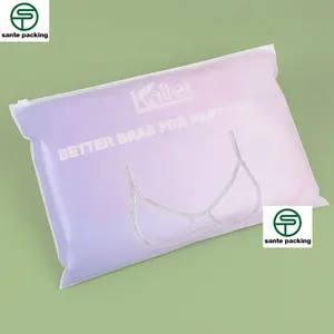 Custom Printed Women's UNDERWEAR Packaging Bags Plastic Ziplock Bags For Clothes Packaging Bag