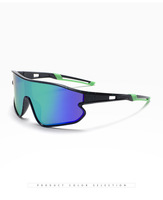 2025 unisexe à la mode cyclisme lunettes de soleil bleu argent lentilles sport lunettes course pêche équitation hommes femmes enfants rouge lentille couleur