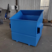 Benne à ordures Offre Spéciale personnalisée pour chariot élévateur industriel Benne à ordures en métal à prépaiement 20%