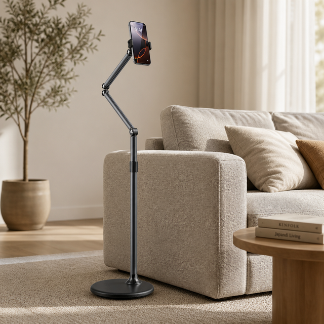 Free Samples L59 Ground Mounted Base Mobile Video Stand for Full Body Video with Recording Professional Manufacturer Accessories