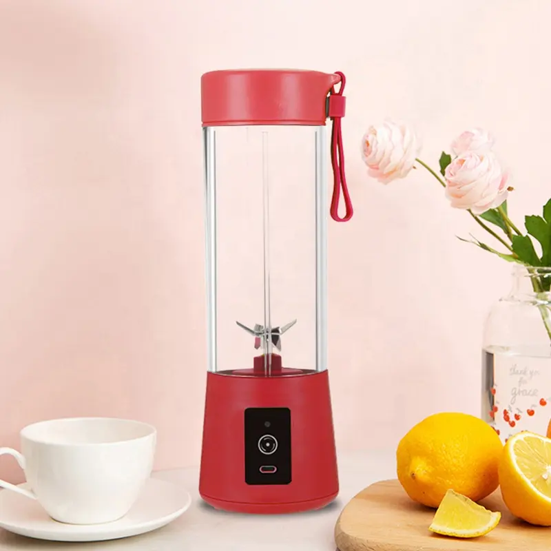 Dropshipping Diensten Draagbare Elektrische Mixer Usb Cup Blender Huishoudelijke Squeezer Oranje Mini Sapcentrifuge Keukenapparatuur