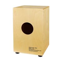 Gecko CL12N Cajon Birch Wood Box Drum Professional Percussion Instrument with Steel Snare Strings for Adults Kids Beginners
