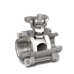 Válvula de Bola Motorizada de 1/2 Pulgada, 12 Voltios, 3 Piezas, Acero Inoxidable, Actuador de 4-20 mA, Encendido/Apagado - Product Image 5