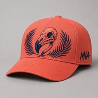 Casquette de baseball Dad Hat à 5 panneaux et visière incurvée, personnalisée avec impression vintage Old English sur sergé, style streetwear urbain West Coast, vente en gros