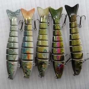 Vente en gros de leurres en vrac leurres directs pour la pêche en eau douce à la truite appâts nageurs segmentés leurre de pêche <span class=keywords><strong>artificiel</strong></span> prix bon marché - Product Image 1