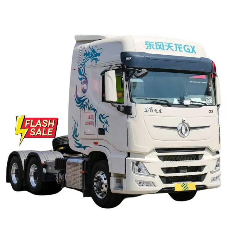 Hot Sale Dongfeng Tianlong GX 6X4 AMT Automatic Gear Tractor Truck Commercial Vehicle Slow Liquid Logistics Semi-Trucks Truck