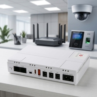 NIUNIU Mini 24W Baterai Lithium DC UPS Multi-Output Pengisian Cepat 9V/12V/24V ONT CPE GPON Access Point WiFi Router Kamera IP