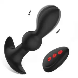 New York BSCI factory high quality remote control wireless 10 modes sex toys for men and women vibrating anal plug provide