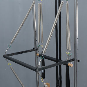 Reformer <span class=keywords><strong>de</strong></span> <span class=keywords><strong>Pilates</strong></span> <span class=keywords><strong>de</strong></span> Alta Calidad con Media <span class=keywords><strong>Torre</strong></span> y Riel Completo <span class=keywords><strong>de</strong></span> Madera <span class=keywords><strong>de</strong></span> Arce - Product Image 6