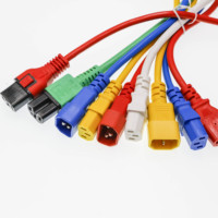 SPT-2W SPT-2-R Européenne VDE 6ft Norme IEC C13 C14 Câble D'alimentation avec différentes couleurs-03