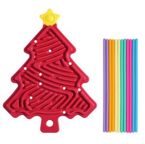 Rompecabezas Infantil Popular de la Serie Navideña, Juguete Antiestrés con Diseño de Árbol de Navidad, Tablero Sensorial de Silicona - Product Image 1