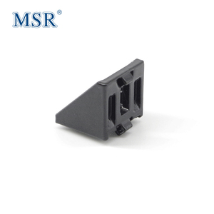 핫 세일 3030E-8 다이 캐스트 알루미늄 <span class=keywords><strong>2</strong></span> 홀 L 모양 금속 선반 브래킷 T 슬롯 알루미늄 프로파일 #1037 용 앵글 커넥터 - Product Image 4