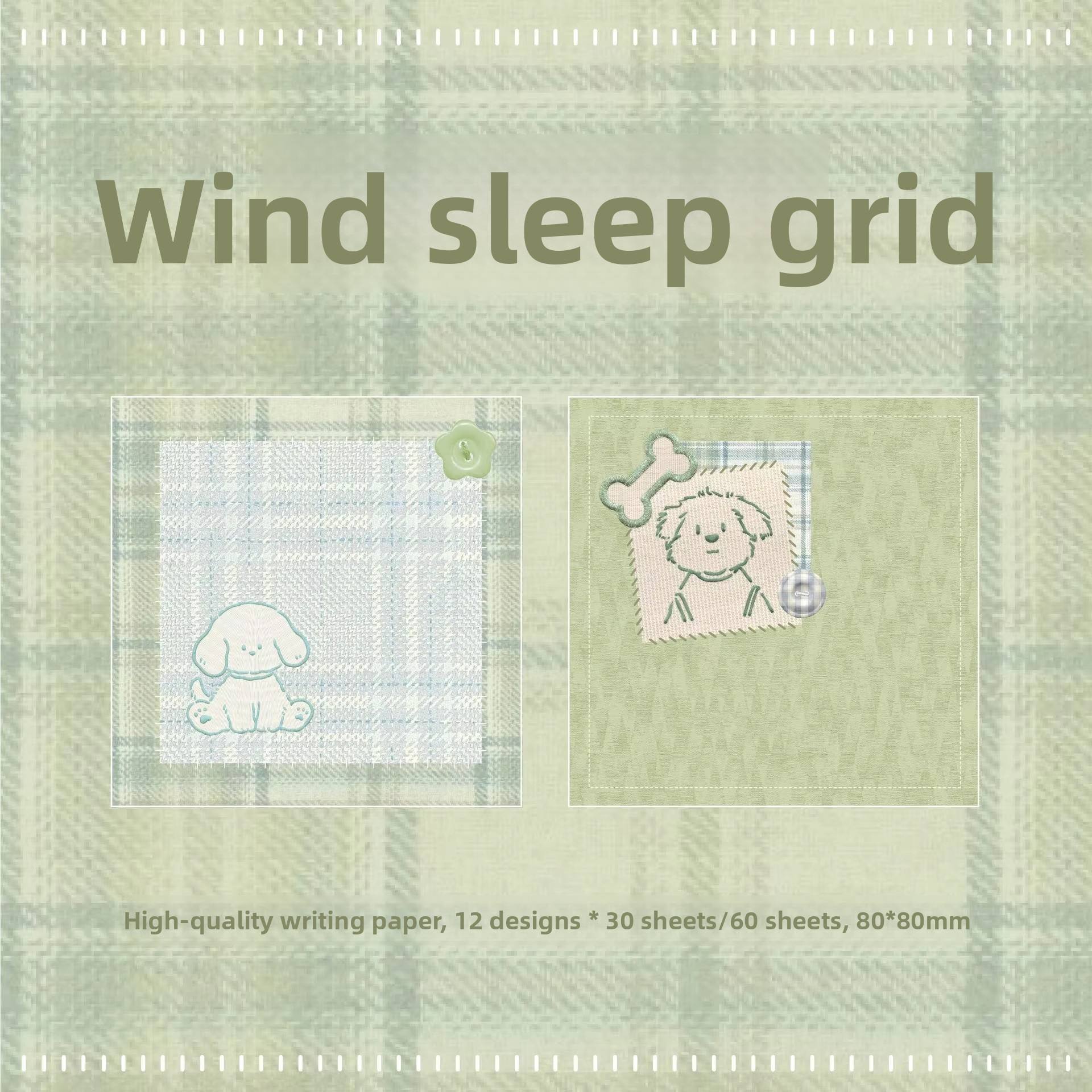 C Cuadrícula para dormir con viento