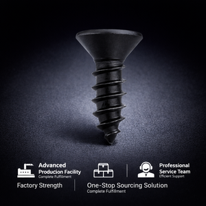 สกรูเกลียวปล่อยหัวฟิลลิปส์ คาร์บอนสตีลสีดำ  JIS <span class=keywords><strong>B</strong></span> 1122 (<span class=keywords><strong>O</strong></span>) คลาส 4.8 และ 6.8 - Product Image 1
